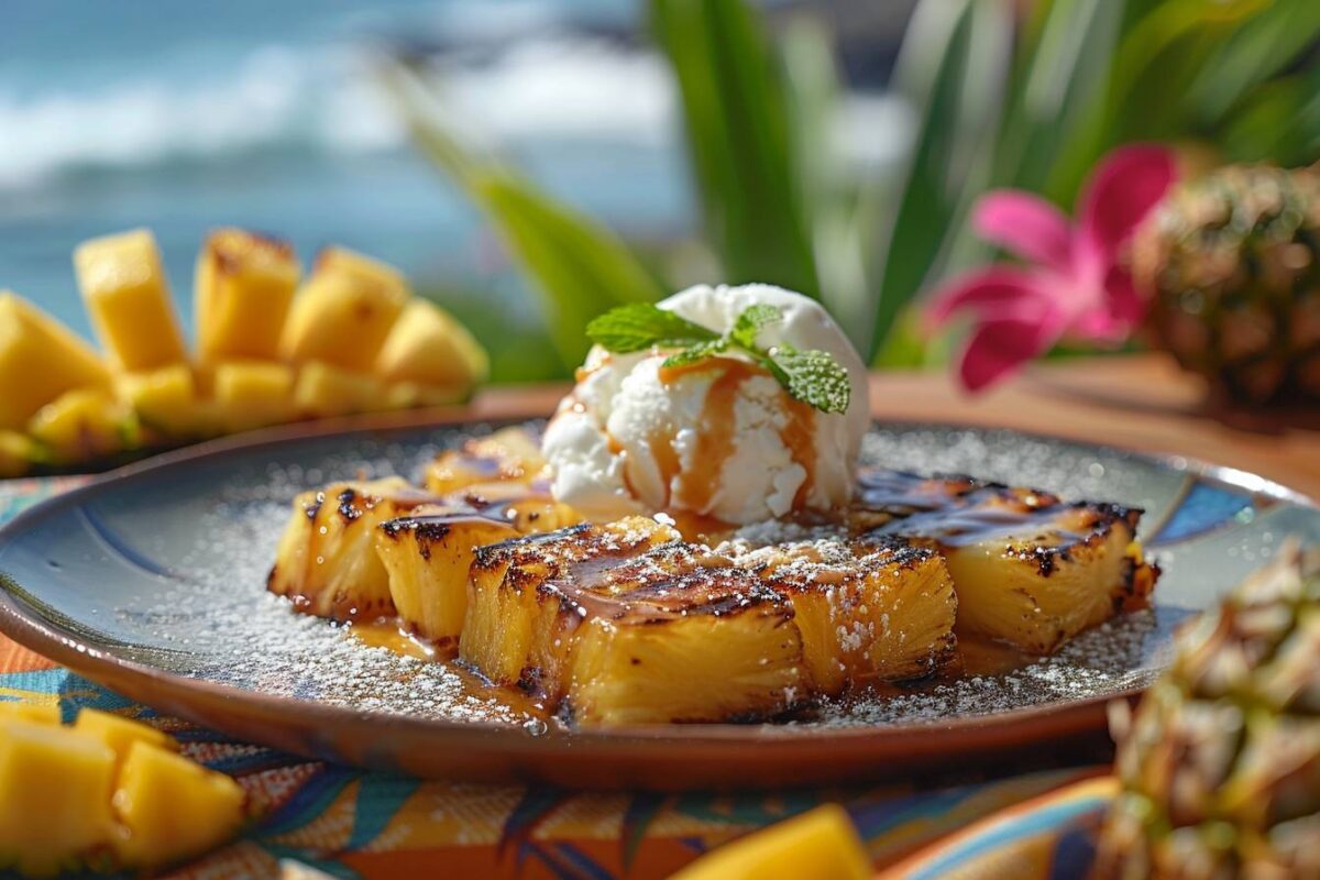 Créez un dessert tropical en un clin d’œil avec cette recette d’ananas grillé à l’Air Fryer