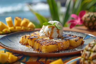 Créez un dessert tropical en un clin d’œil avec cette recette d’ananas grillé à l’Air Fryer