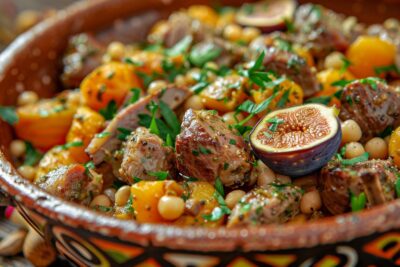 Un voyage culinaire aux notes automnales : goûtez au tajine d’agneau aux figues et potimarrons