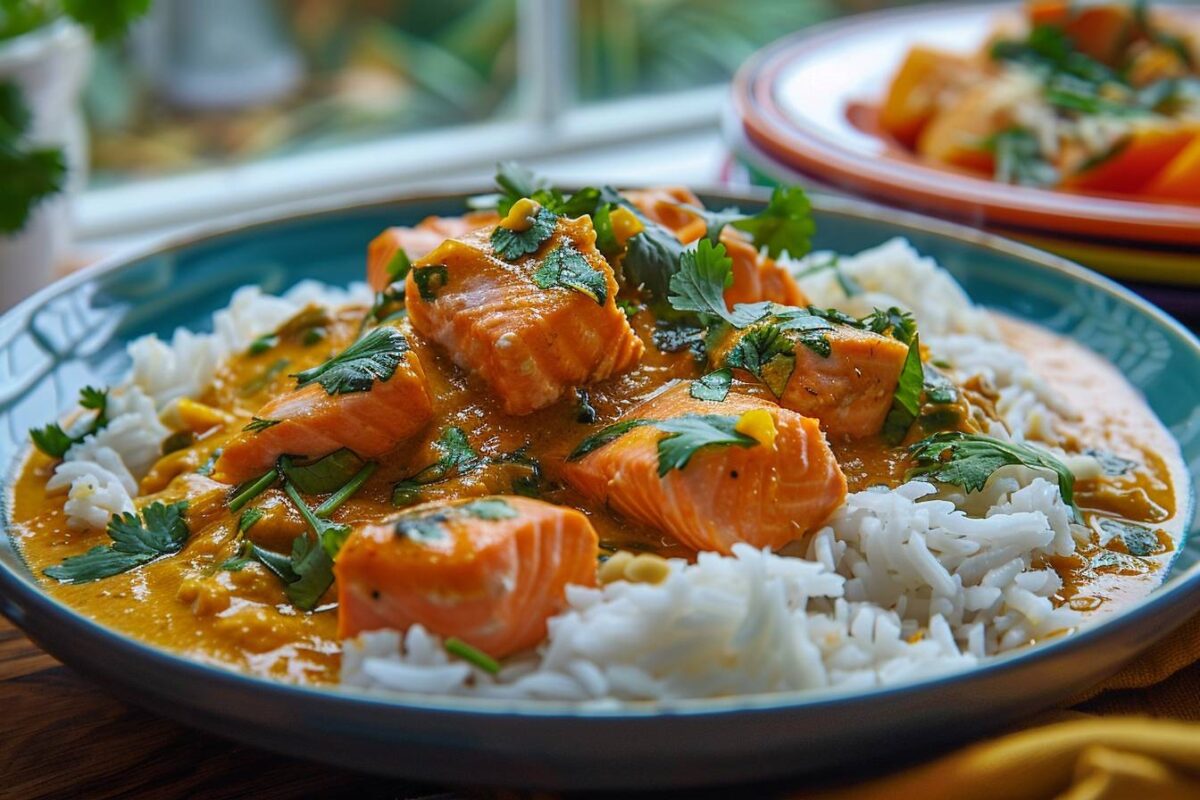 réalisez un délicieux curry de saumon thaï en moins de 30 minutes pour ravir vos papilles